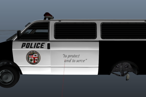 LAPD Real Policet Prisoner Transport